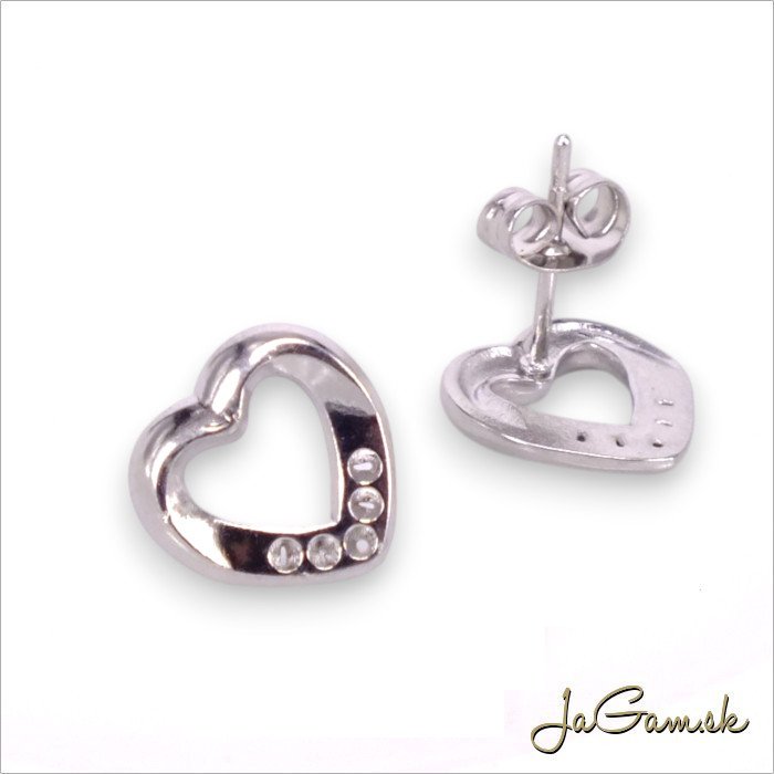 Náušnicové puzety 11mm CHIRURGICKÁ OCEĽ, 2ks (CH1678)